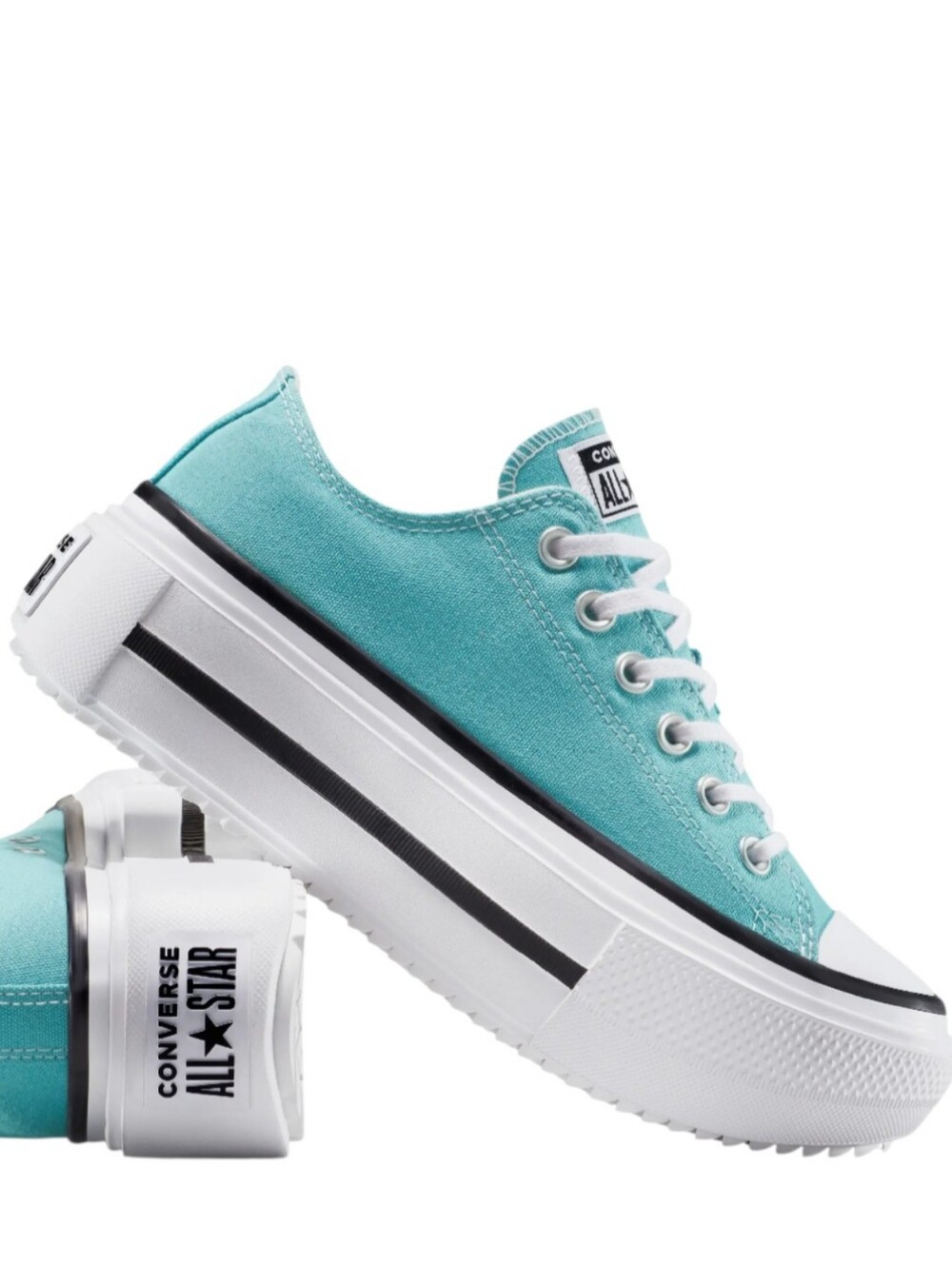 🥳 CONVERSE Chuck Taylor All Star Stack Low Top Platform Sneakers Womens 10.5 - Picture 11 of 12